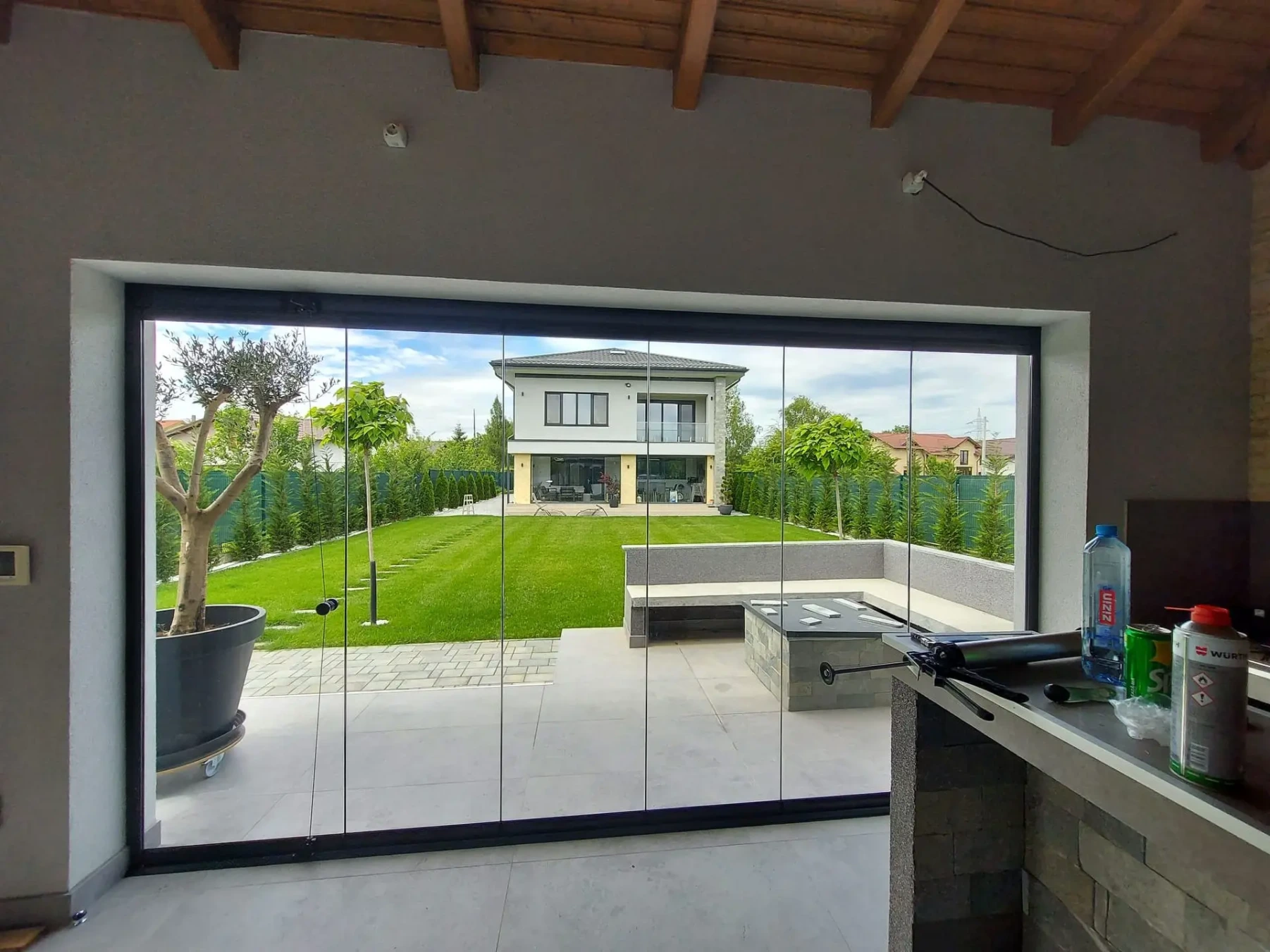 Închidere terasă cu sistemul Valedo BKS-T în Prahova