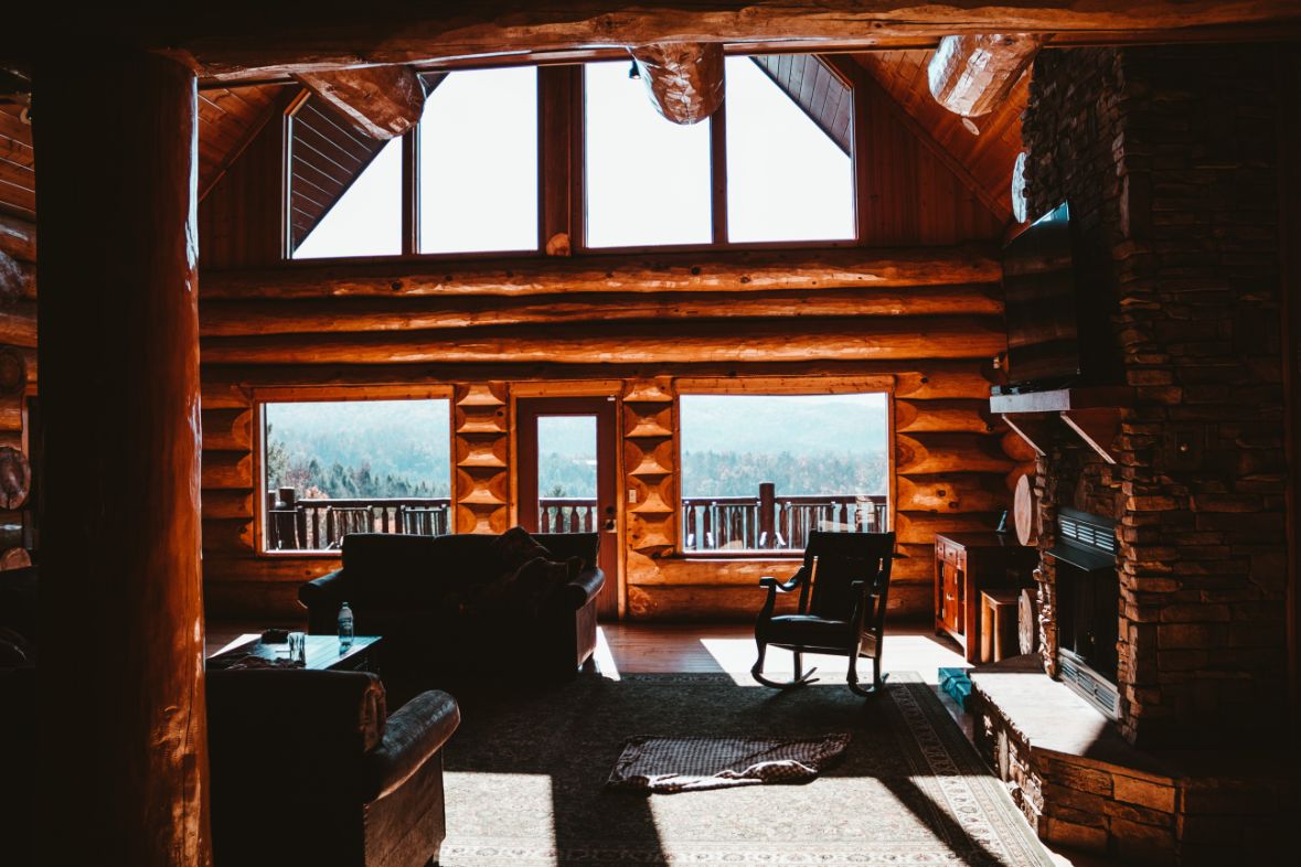 Amenajari interioare pentru cabanele din lemn alegerea conceptului - interior cabana