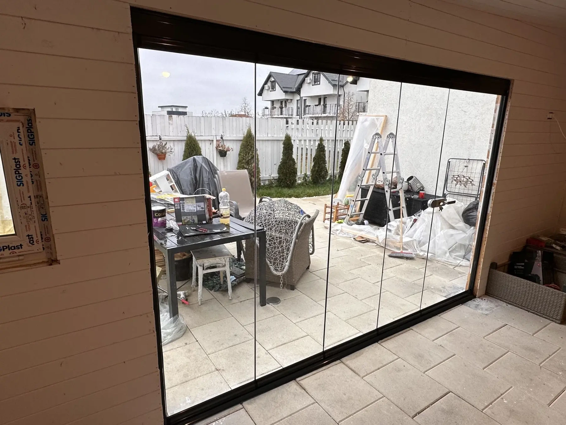 Terasă închisă cu sistemul glisant Valedo BKS-T în București