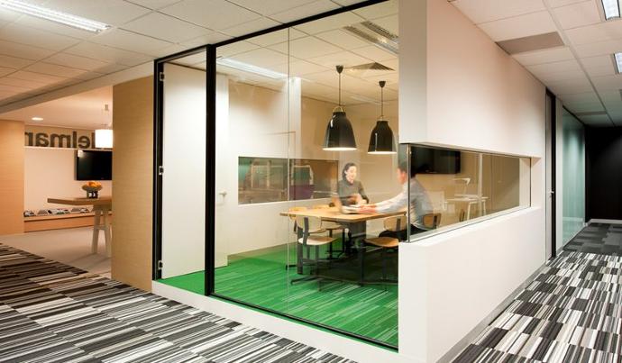 Valedo FixGlass - sistem de compartimentare cu sticla fixa Valedo FixGlass - sistem de compartimentare cu sticla fixa