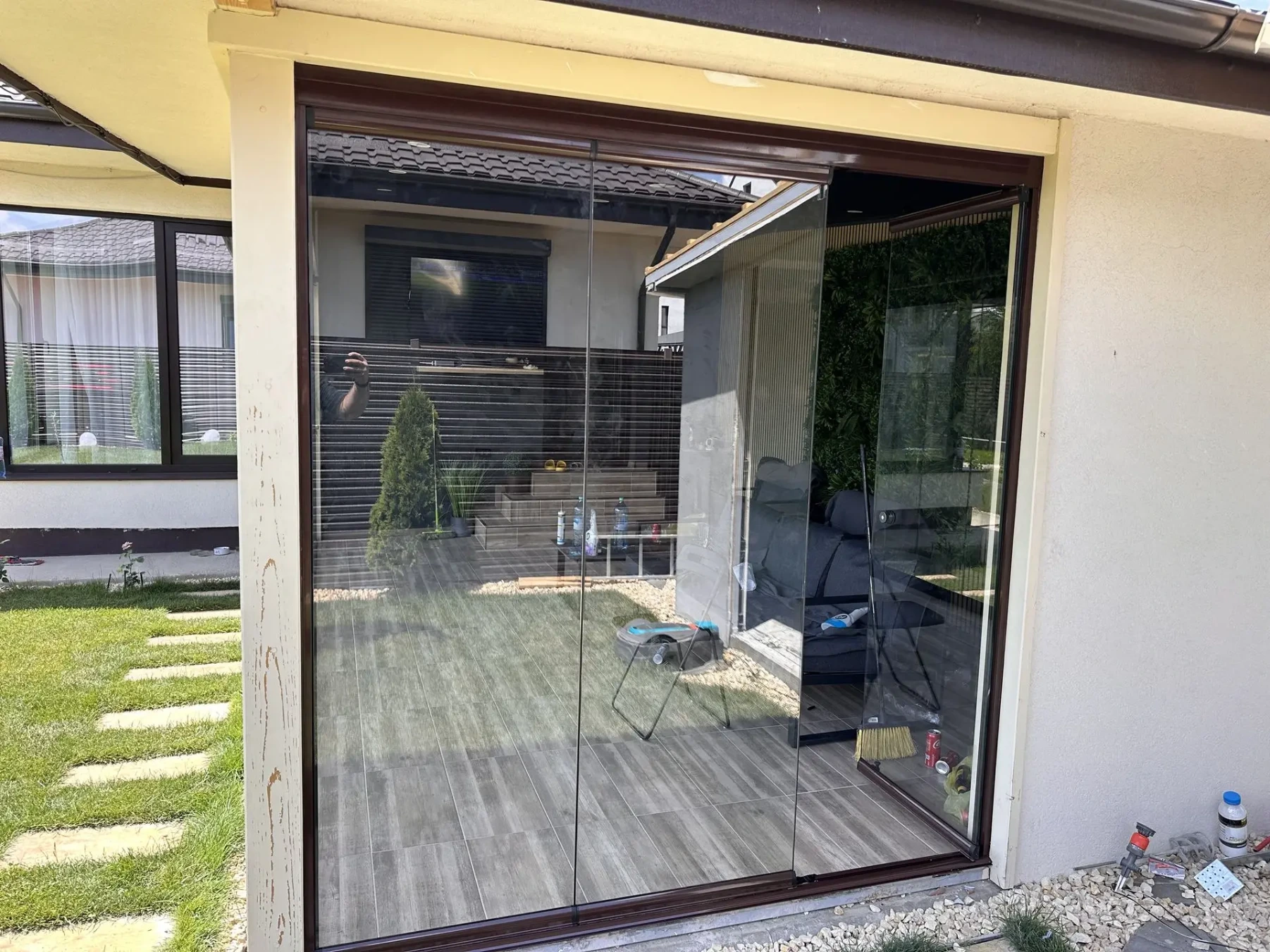 Terasă închisă cu sistemul Valedo BKS-T în Corbeanca