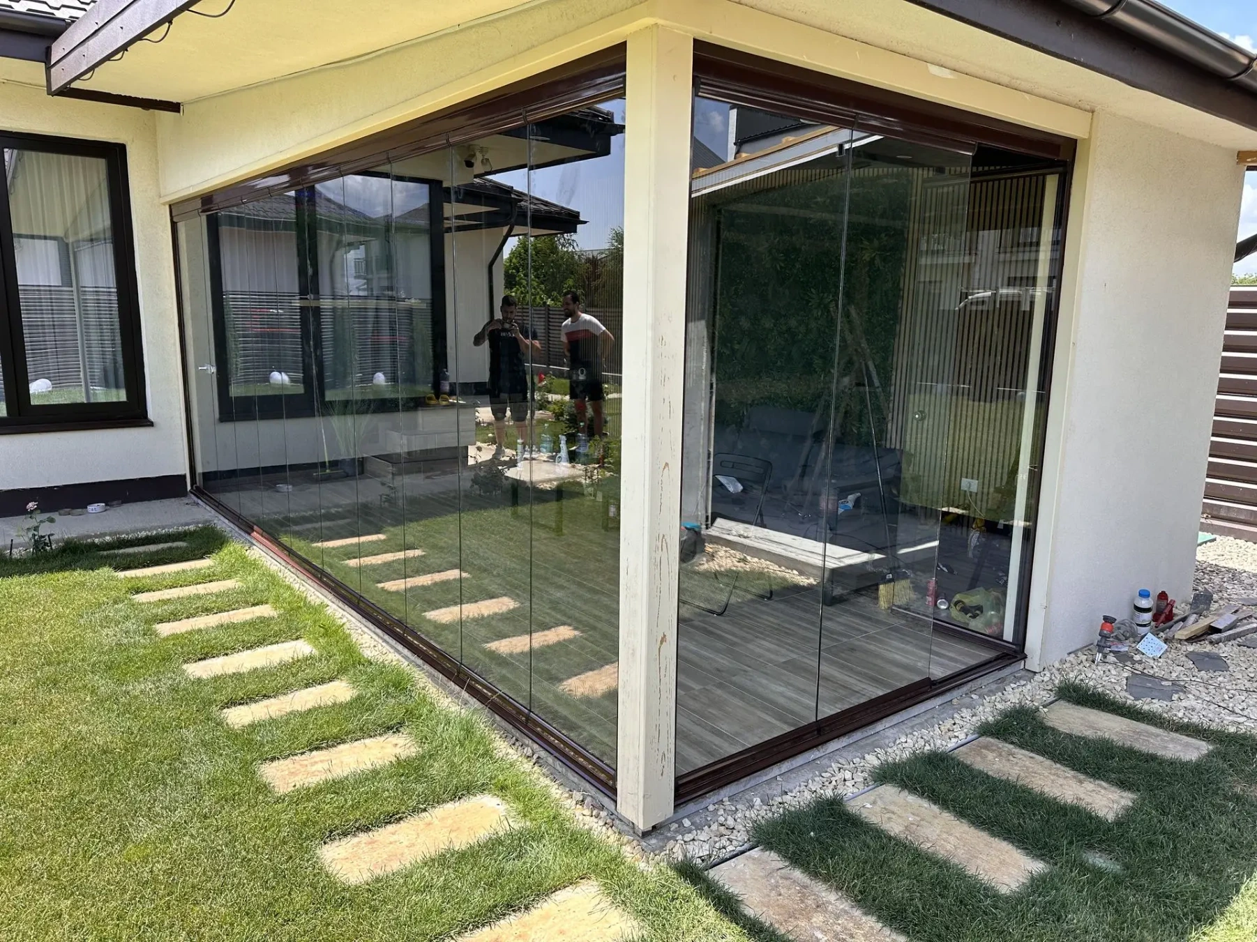 Terasă închisă cu sistemul Valedo BKS-T în Corbeanca