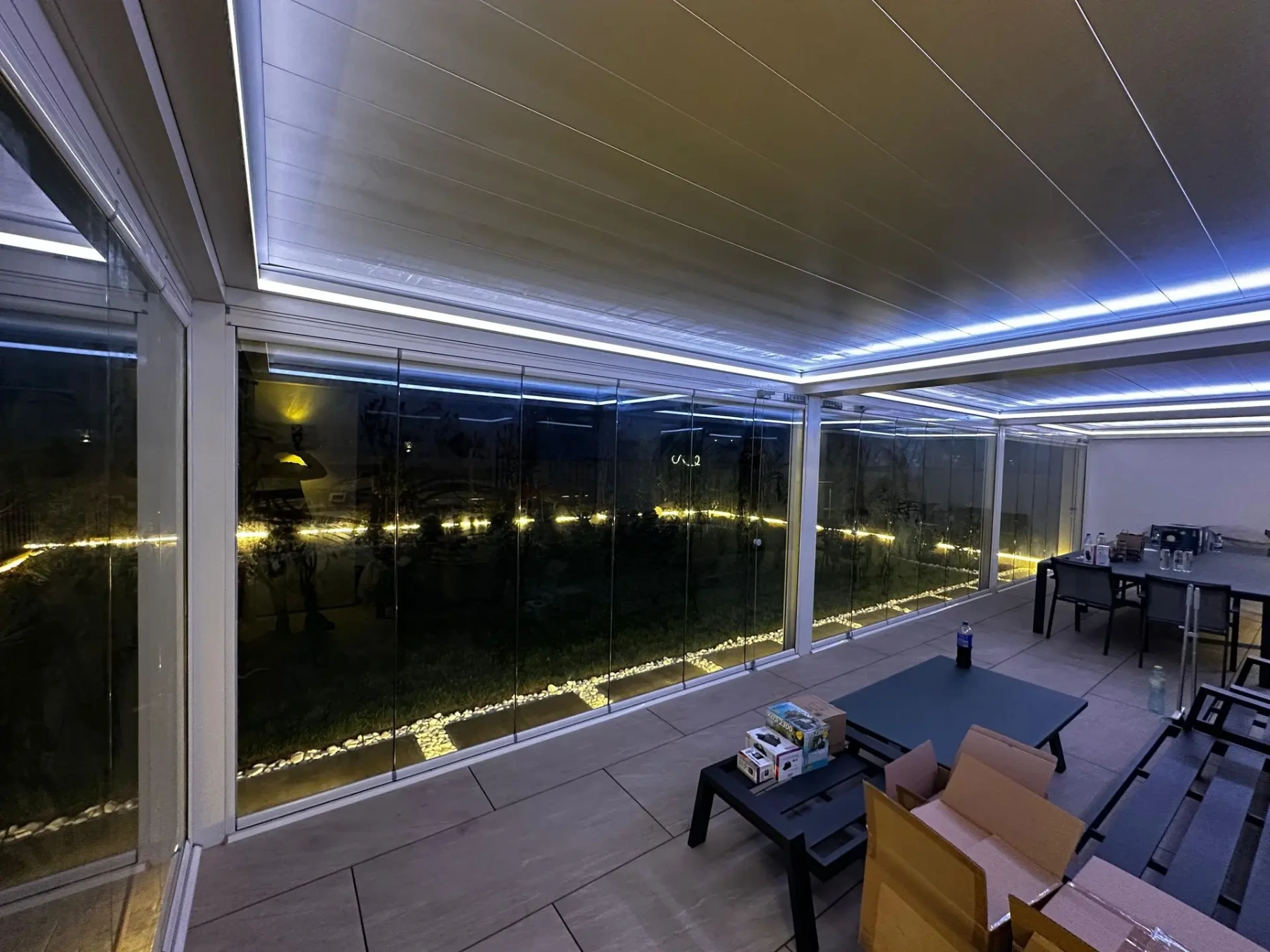 Terasă închisă cu sistemul Valedo BKS-T în Pipera