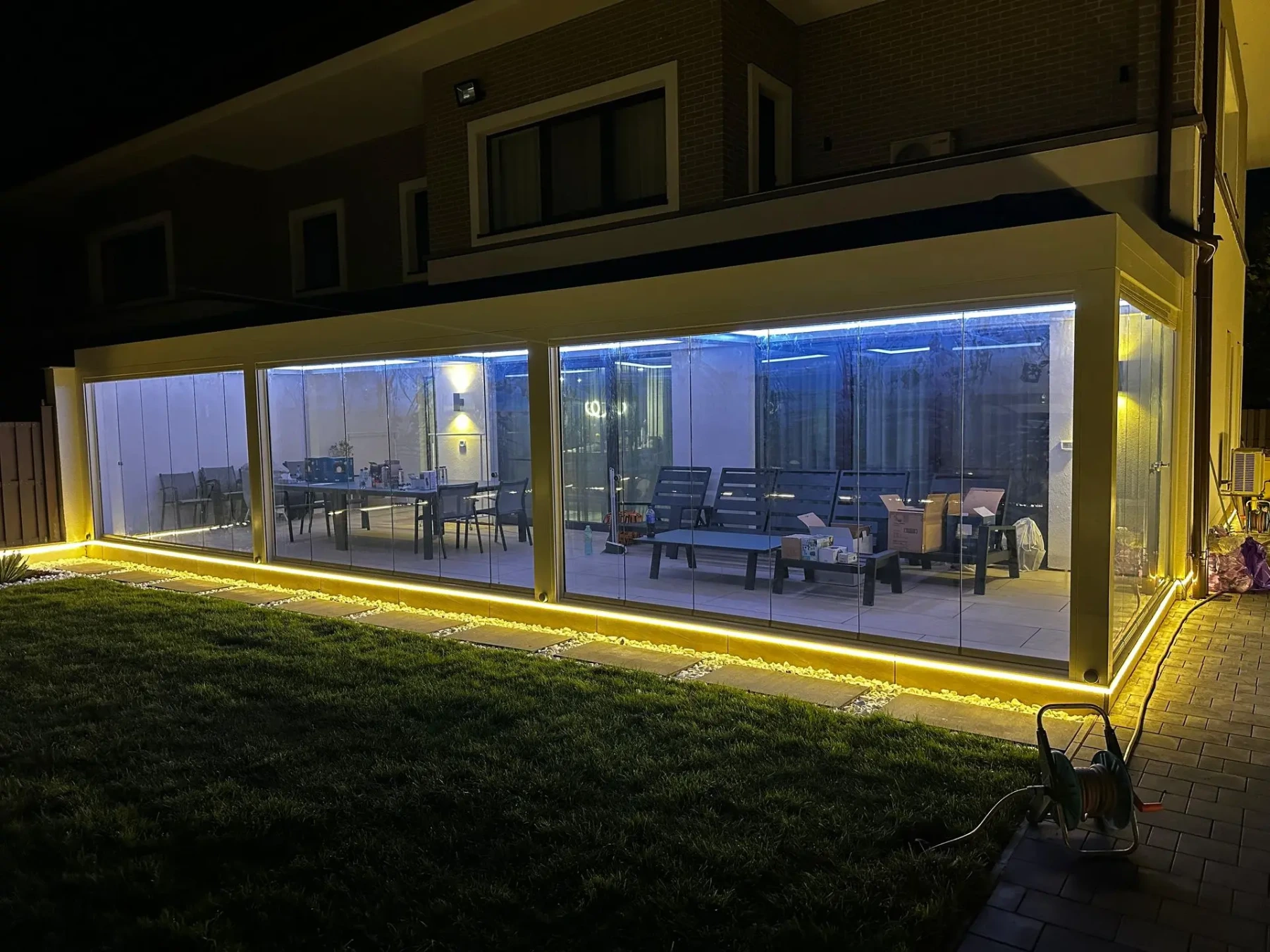 Terasă închisă cu sistemul Valedo BKS-T în Pipera