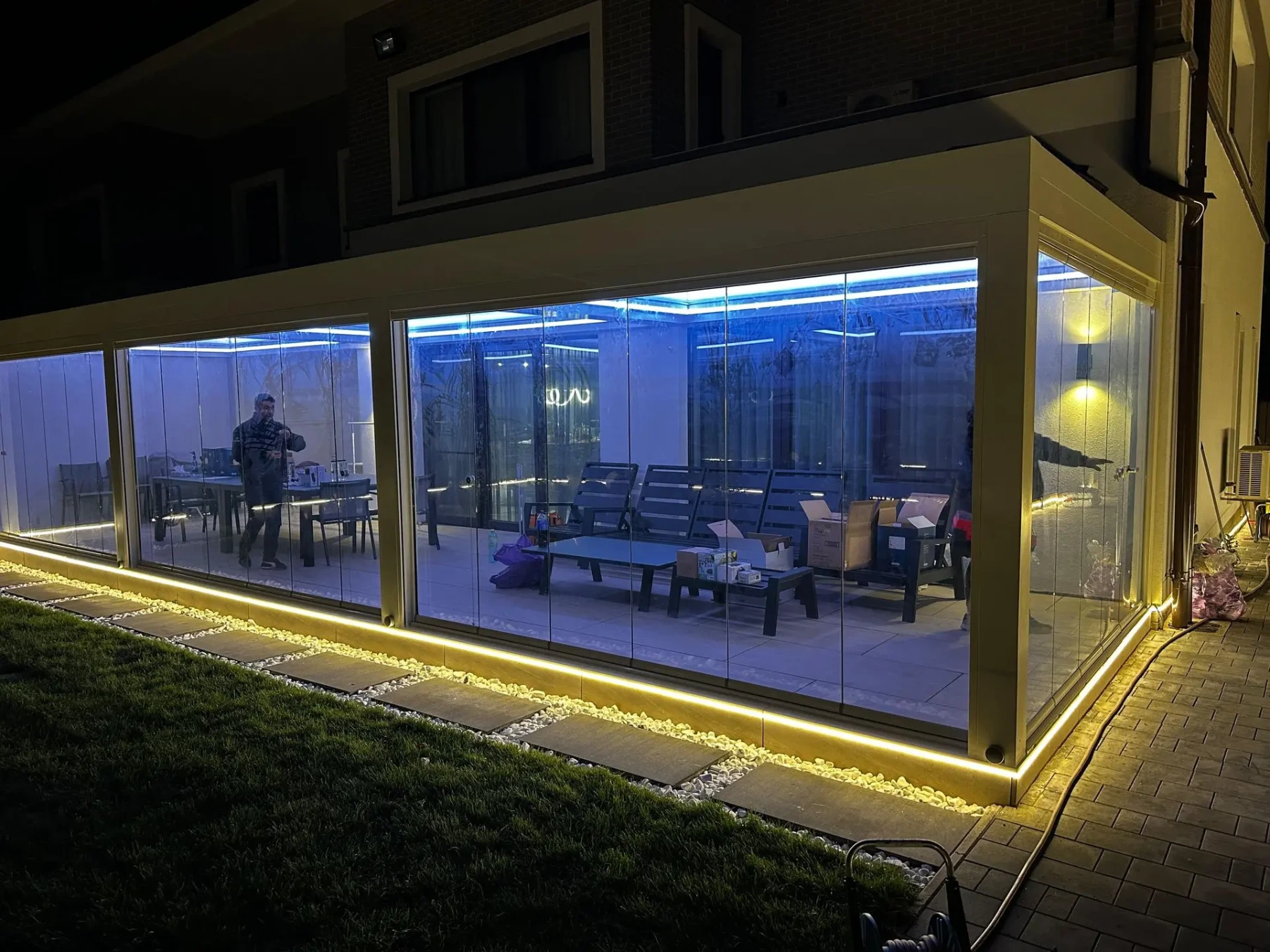 Terasă închisă cu sistemul Valedo BKS-T în Pipera