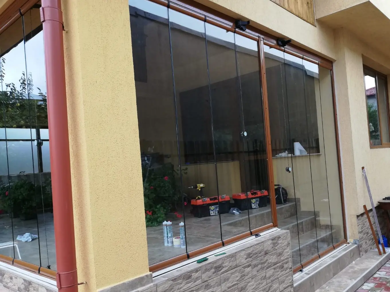 Închidere terasă cu sisteme glisante în Ilfov