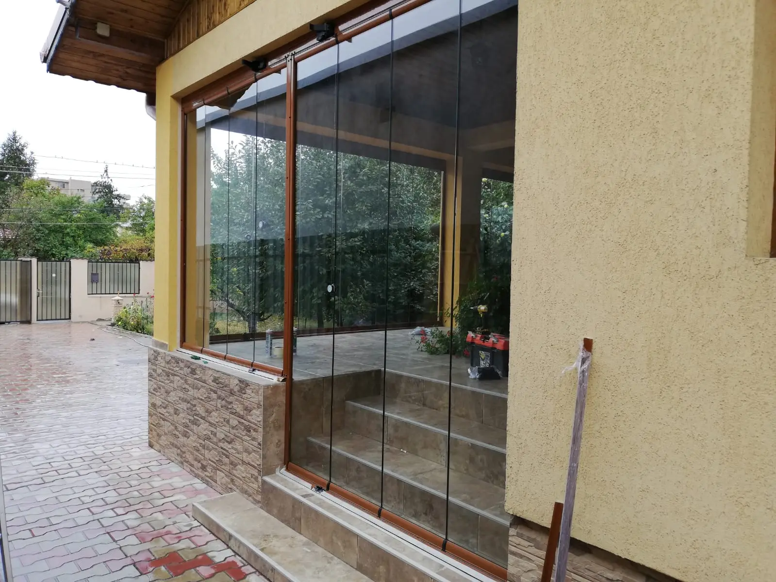 Închidere terasă cu sisteme glisante în Ilfov