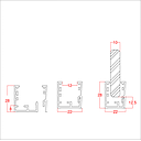 [Valedo FixGlass] Profil Cu Clips